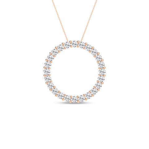 Diamond Circle Pendant