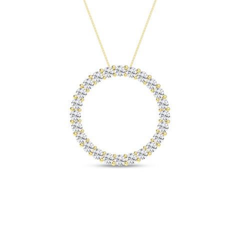 Diamond Circle Pendant