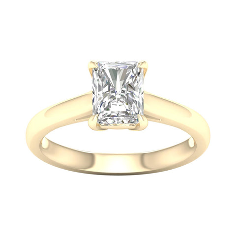 Cathedral Radiant Solitaire Diamond Engagement Ring 1.5ct