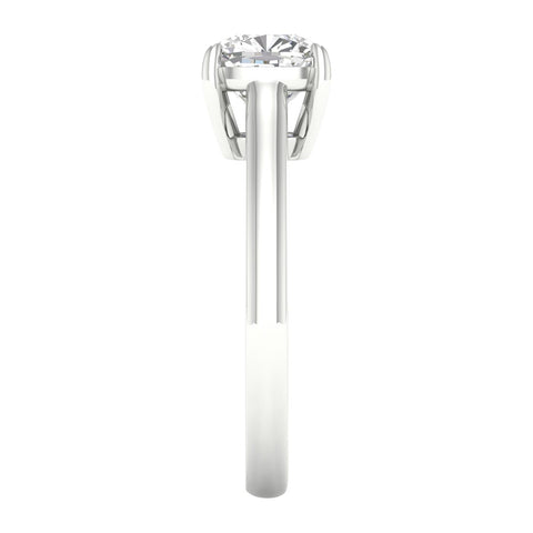 Cathedral Cushion Solitaire Diamond Engagement Ring 2ct