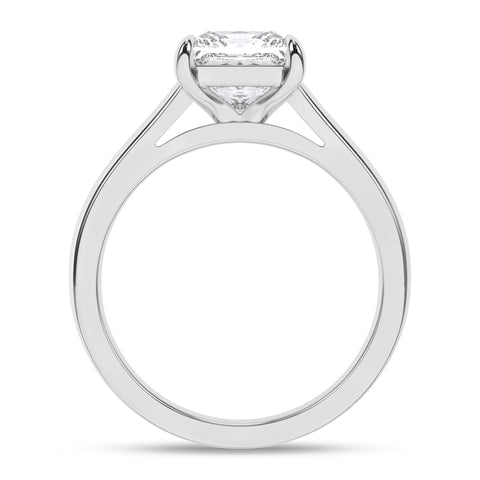 Cathedral Princess Solitaire Diamond Engagement Ring 2ct