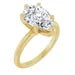 Pear Solitaire Diamond Engagement Ring 3.04ct