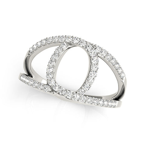 Interlocking Diamond Ring