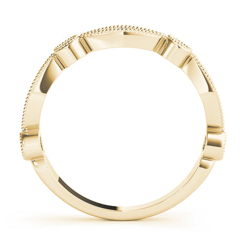 Bloomveil Milgrain Diamond Band