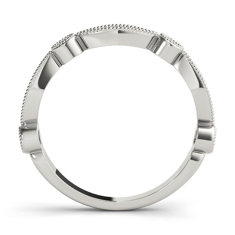 Bloomveil Milgrain Diamond Band