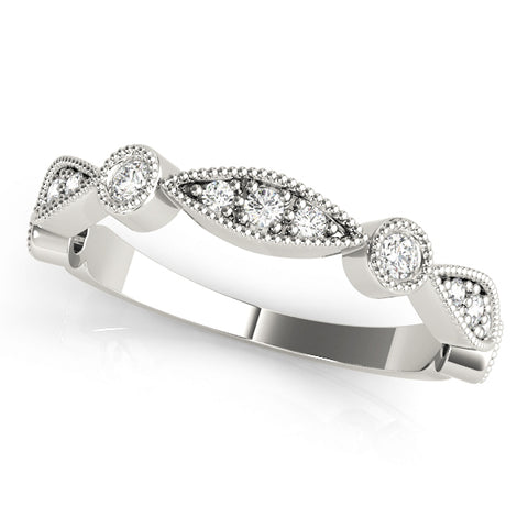 Bloomveil Milgrain Diamond Band