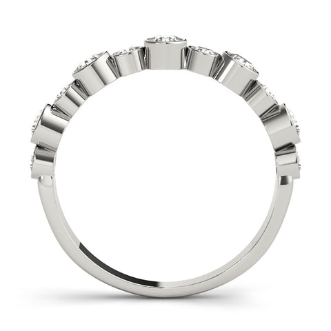 Bubble Bezel Diamond Band