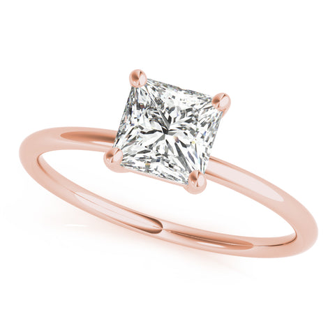 Princess Solitaire Diamond Engagement Ring 2.10ct