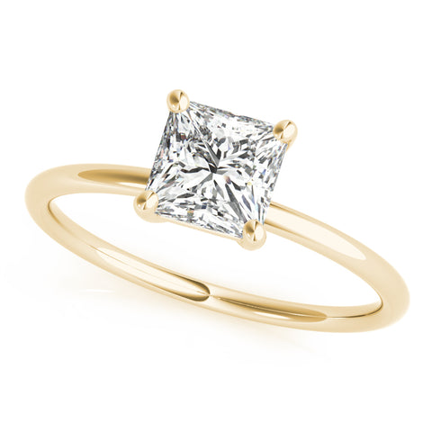 Princess Solitaire Diamond Engagement Ring 2.10ct