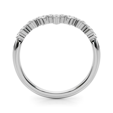 Scattered Diamond Contour Band