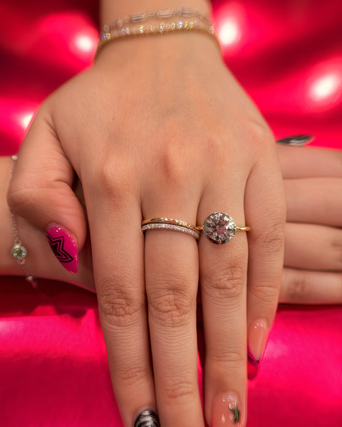 Round Old European Diamond Collet Solitaire Engagement Ring 2.05 Carat